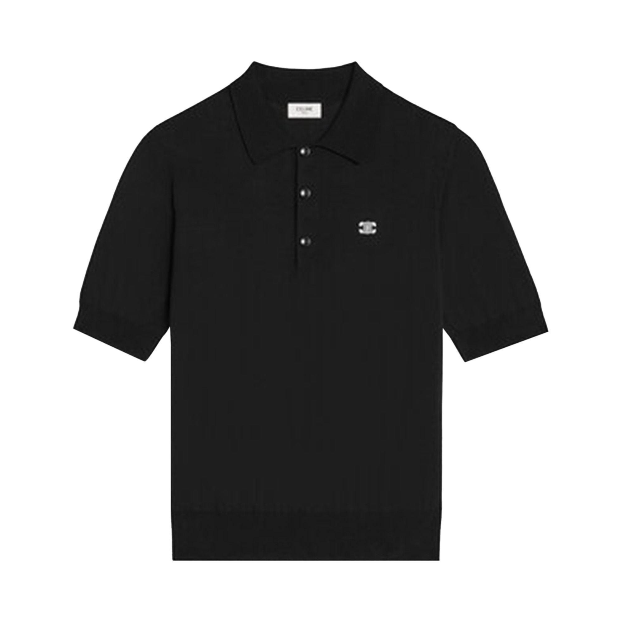 Buy CELINE Triomphe Polo 'Black' - 2ADDT367Y 38NO | GOAT