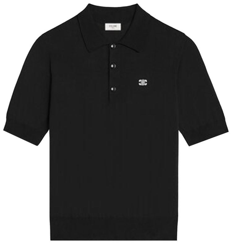 CELINE Triomphe Polo Black