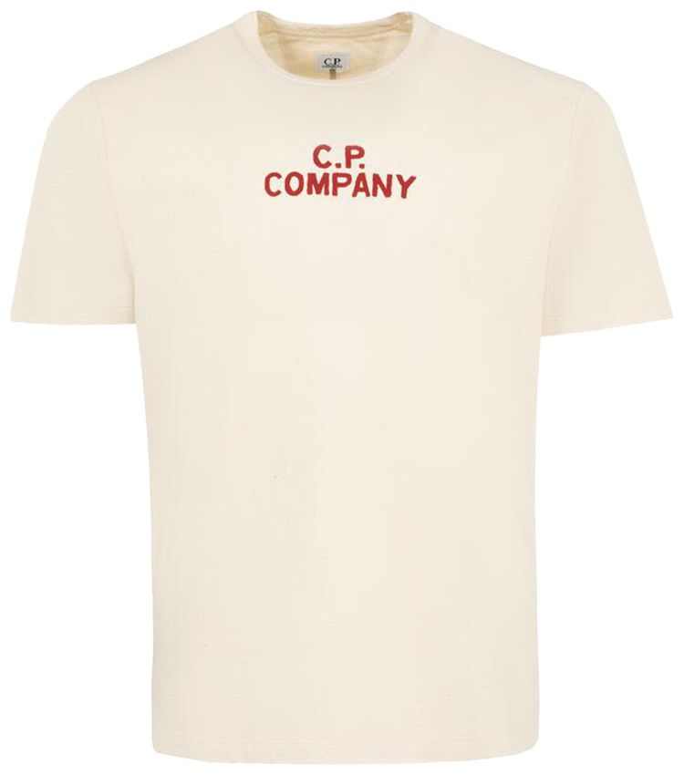 CP Company Logo T Shirt Pistachio Shell