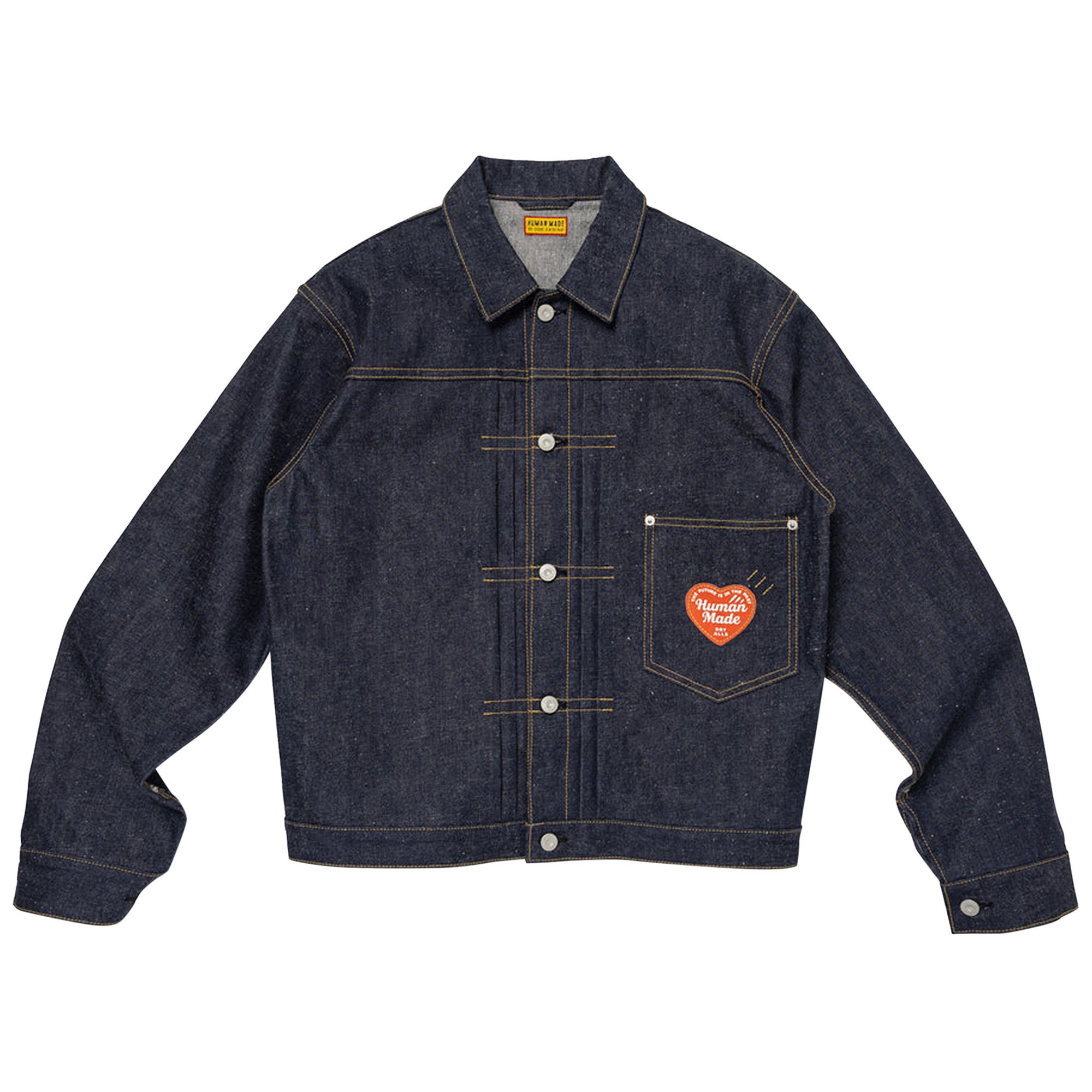 Buy Human Made Denim Work Jacket 'Indigo' - HM29JK002 INDI | GOAT