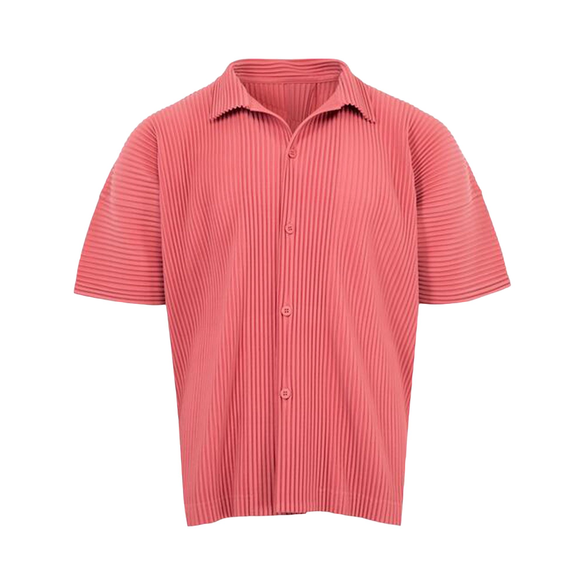 Tシャツ・カットソー ISSEY MIYAKE SS25 'Mc April' shirt (HP56JJ117 82) Monthly Color April Shirt (HP56JJ117-82-VIOLA-PURPLE)