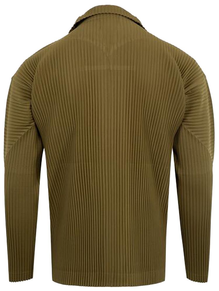 Issey Miyake Color Pleats Jacket Olive Khaki
