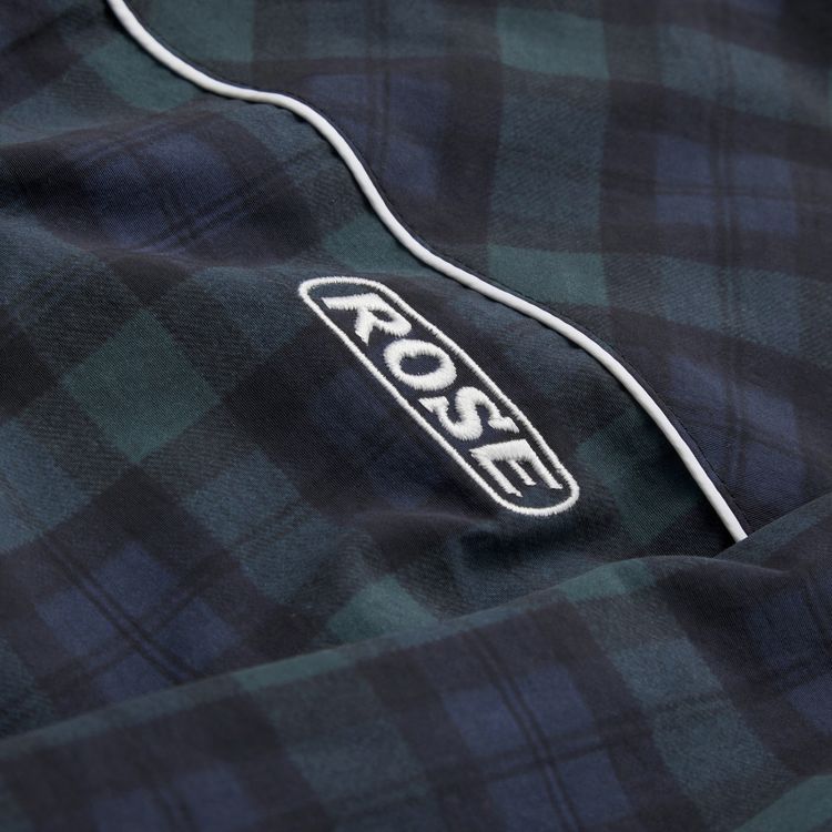 Martine Rose Oversized Track Jacket Black Tartan