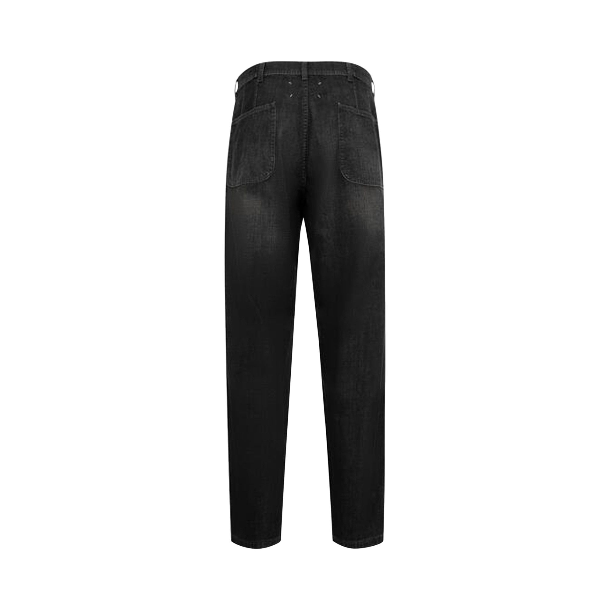 Buy Maison Margiela Wide Leg Jeans 'Black' - S50KA0693