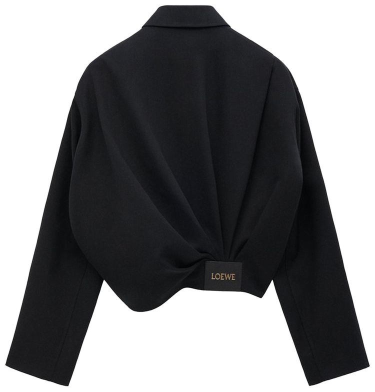 Loewe Draped Jacket Black