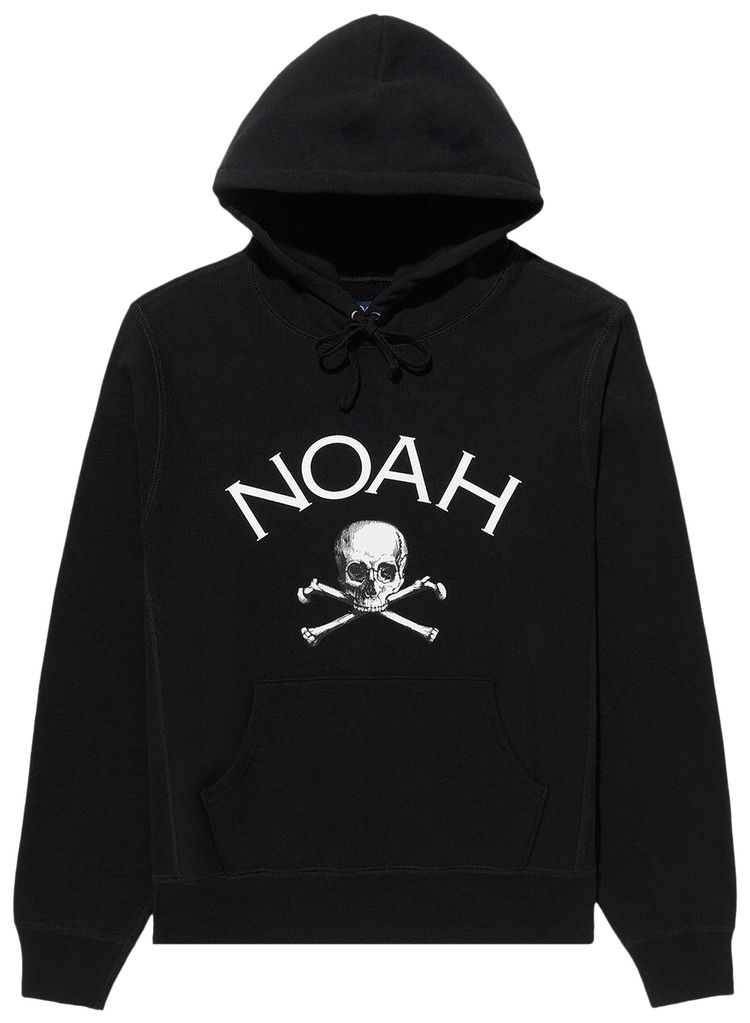 Noah Jolly Roger Core Logo Hoodie Black