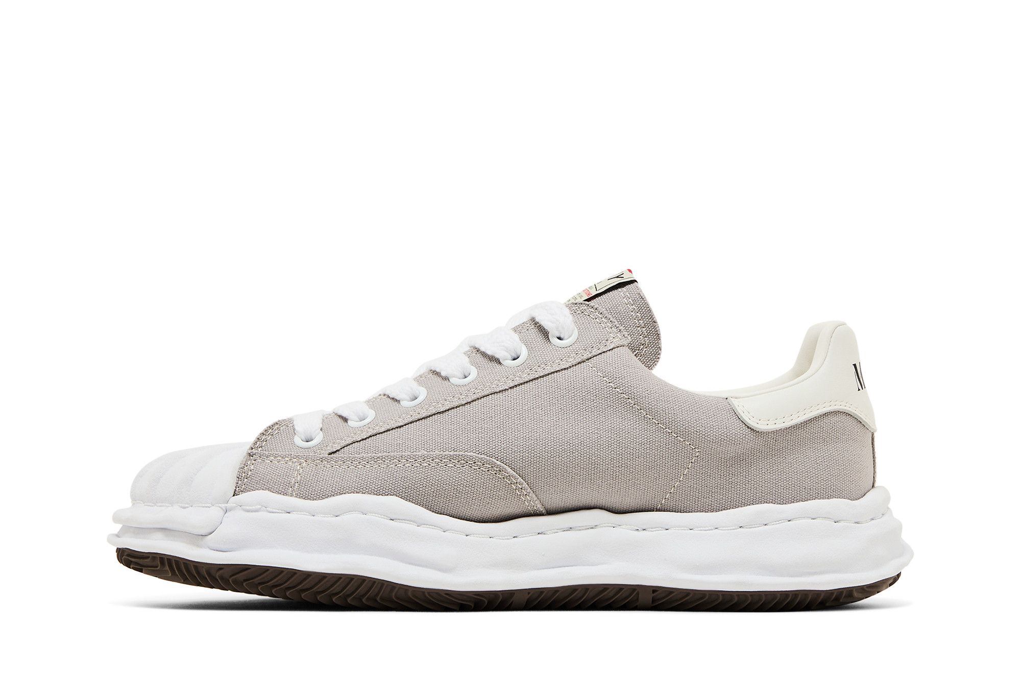 Buy Maison Mihara Yasuhiro Blakey OG Sole Canvas Low 'Grey Buy Maison Mihara Yasuhiro Blakey OG Sole Canvas Low 'Grey
