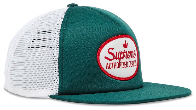 Supreme Authorized Mesh Back 5 Panel Dark Green