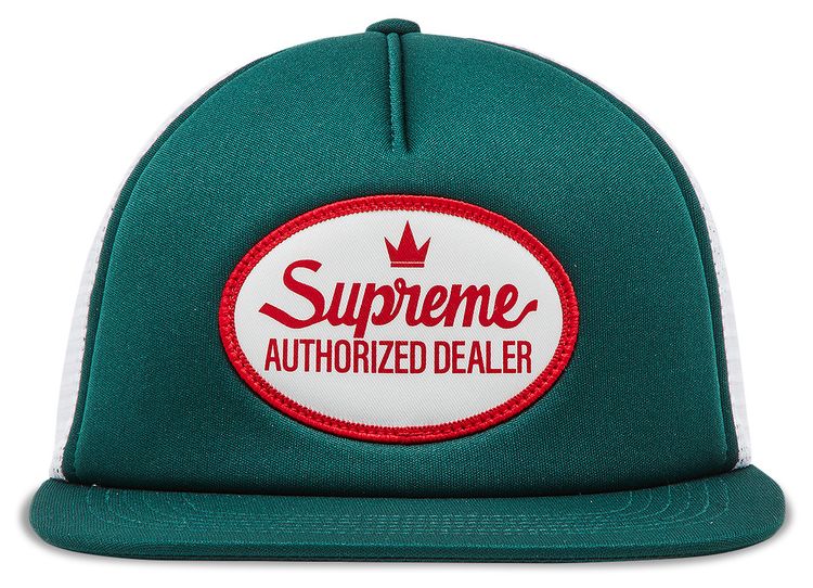 Supreme Authorized Mesh Back 5 Panel Dark Green