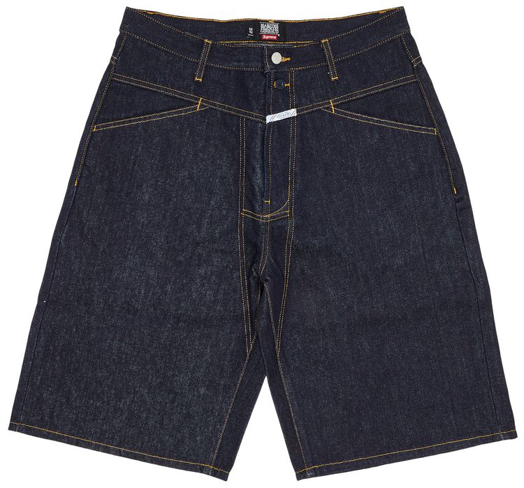 Supreme x Martithe  Francois Girbaud X Seam Baggy Denim Short Rigid Indigo