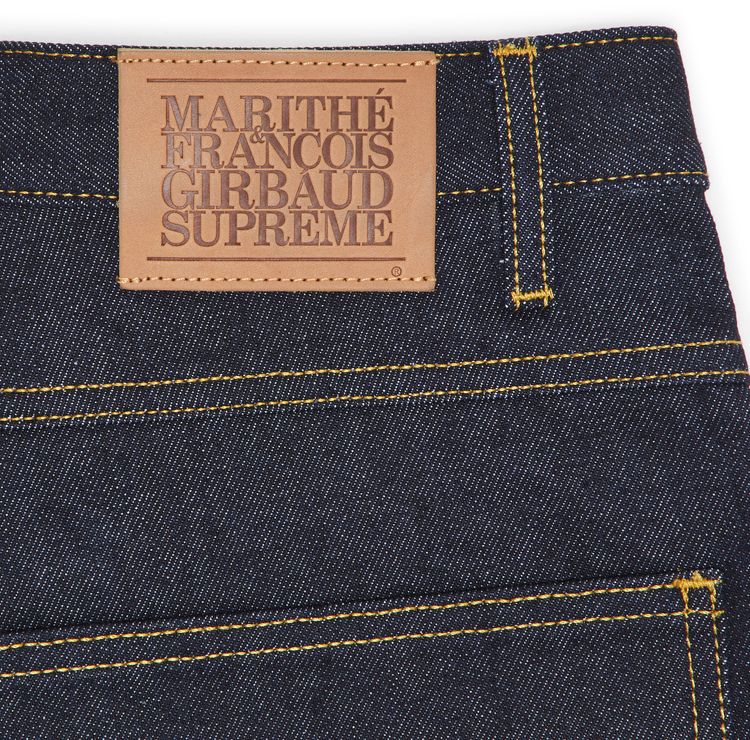 Supreme x Martithe  Francois Girbaud X Seam Baggy Denim Short Rigid Indigo