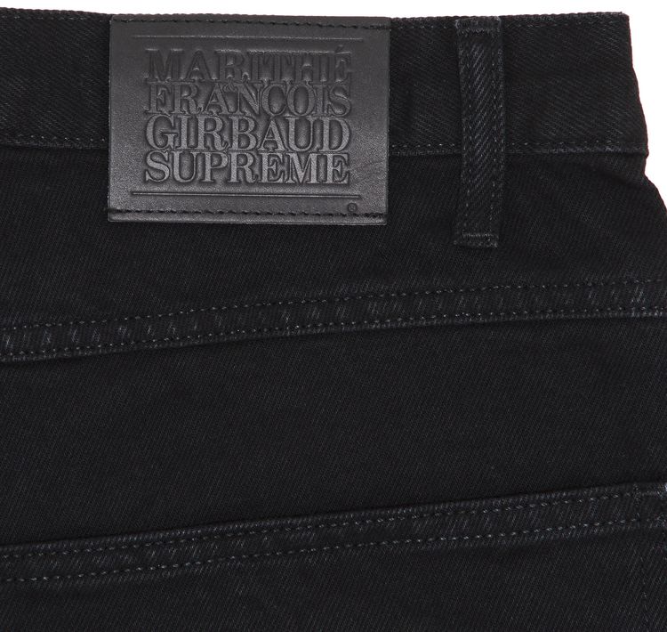 Supreme x Martithe  Francois Girbaud X Seam Baggy Denim Short Black