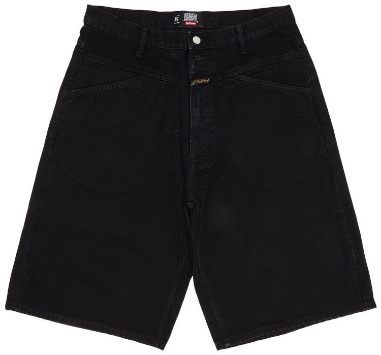 Supreme x Martithe  Francois Girbaud X Seam Baggy Denim Short Black