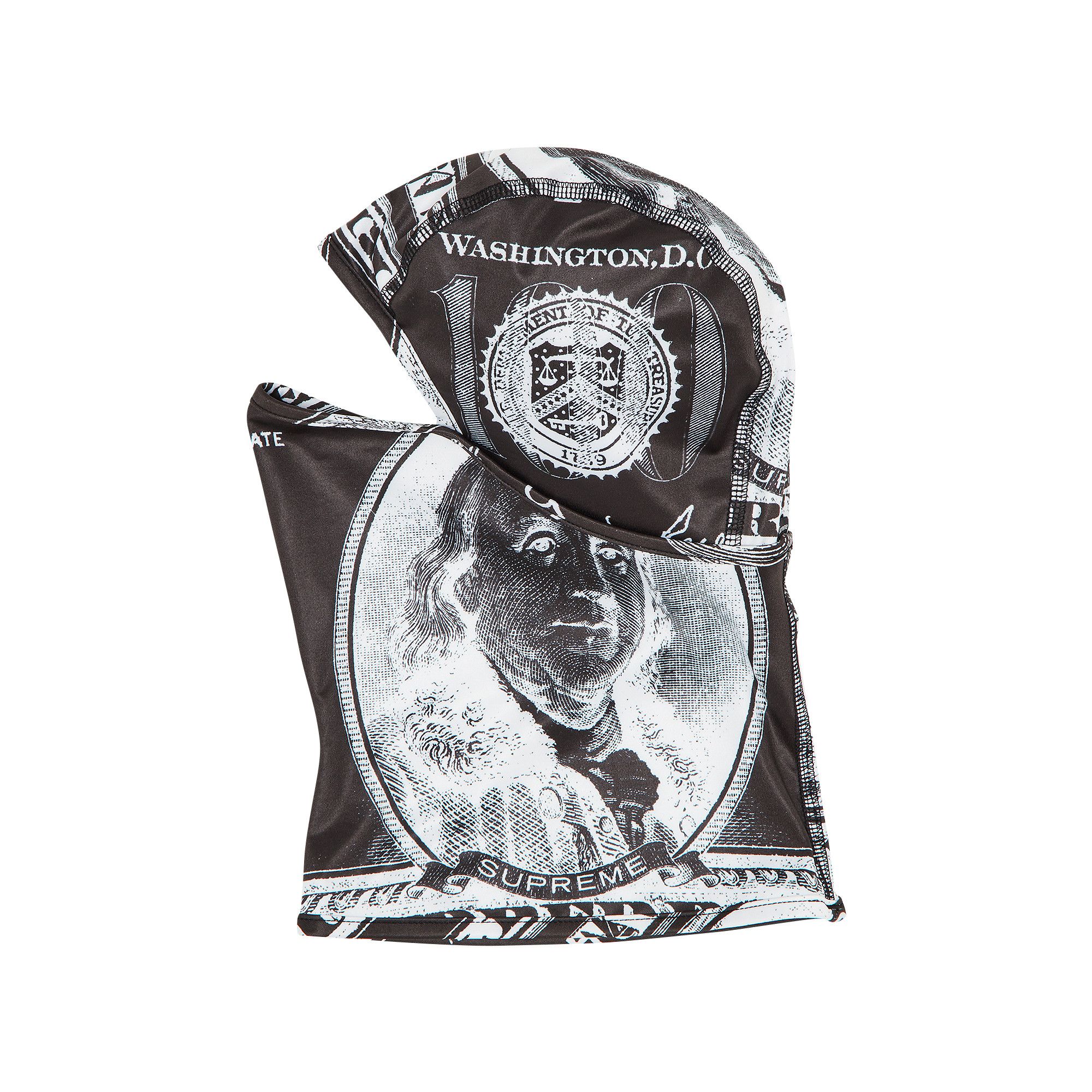 新素材新作 Buy Supreme Lightweight Balaclava 'Black Money' - SS25H114 帽子