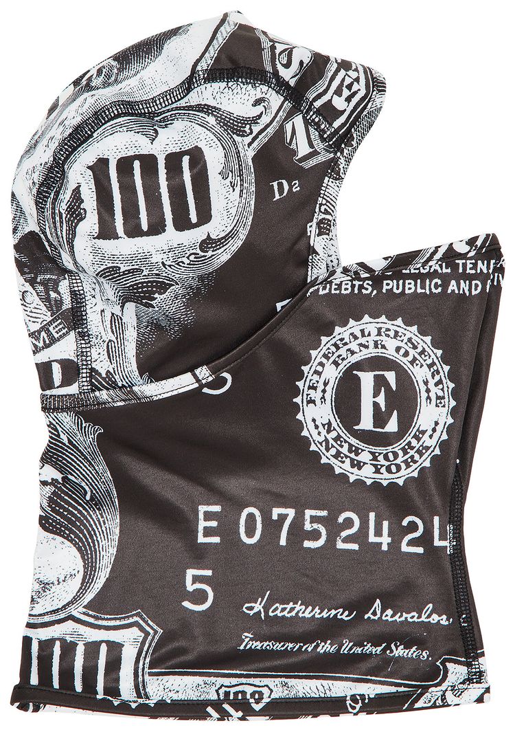 Supreme Lightweight Balaclava Black Money