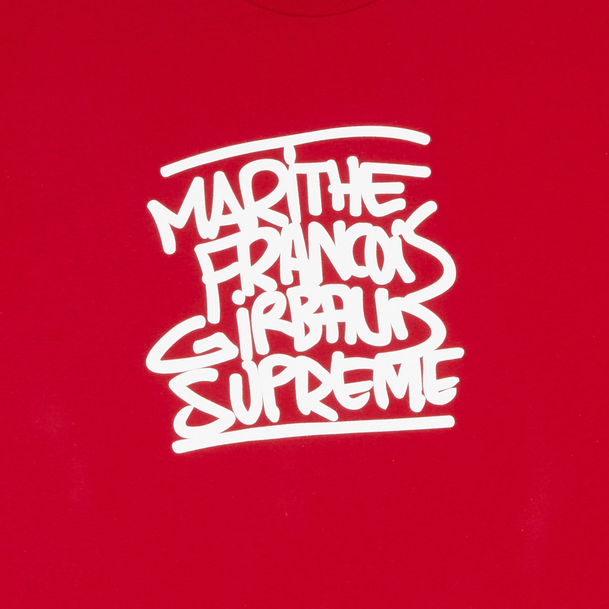 Buy Supreme x Martithé + François Girbaud Tee 'Red' - SS25T4