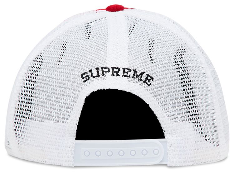 Supreme Authorized Mesh Back 5 Panel Red