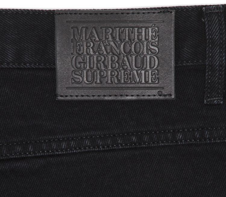Supreme x Martithe  Francois Girbaud X Seam Baggy Jean Black