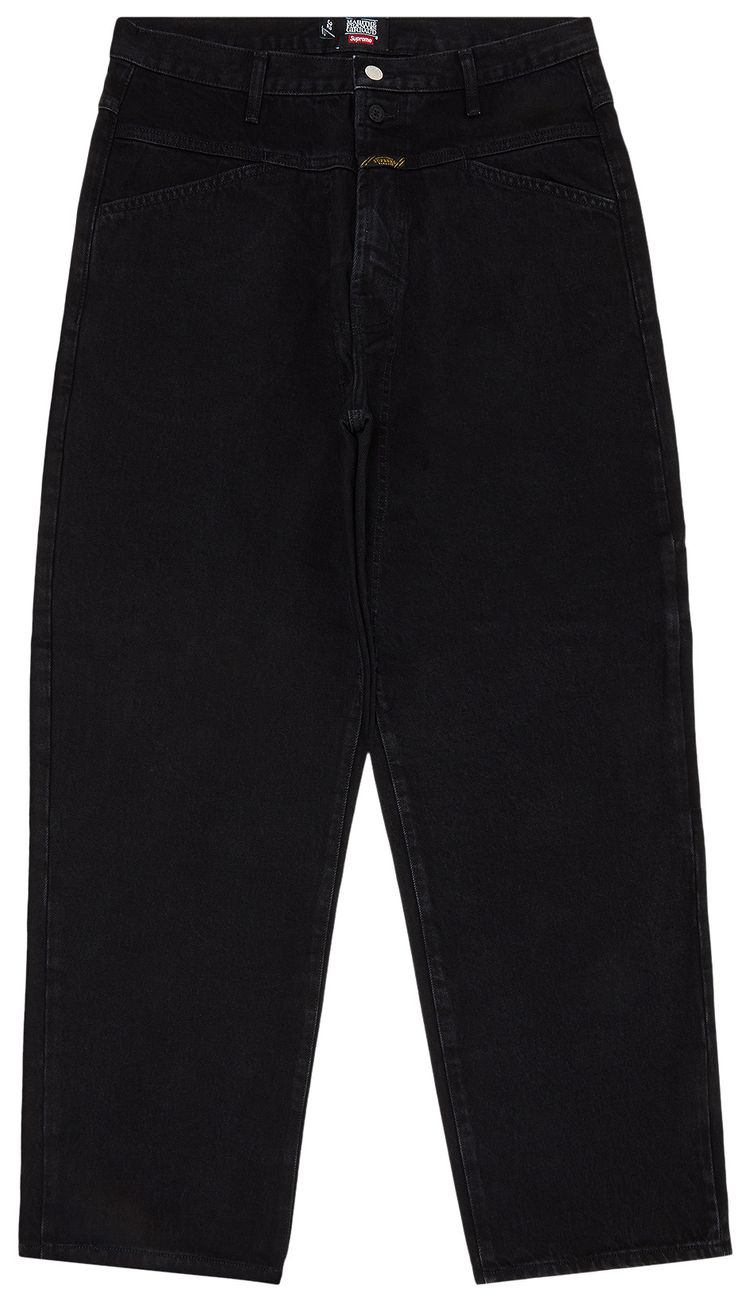 Supreme x Martithe  Francois Girbaud X Seam Baggy Jean Black