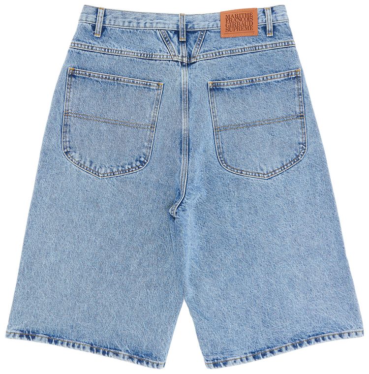 Supreme x Martithe  Francois Girbaud X Seam Baggy Denim Short Washed Indigo