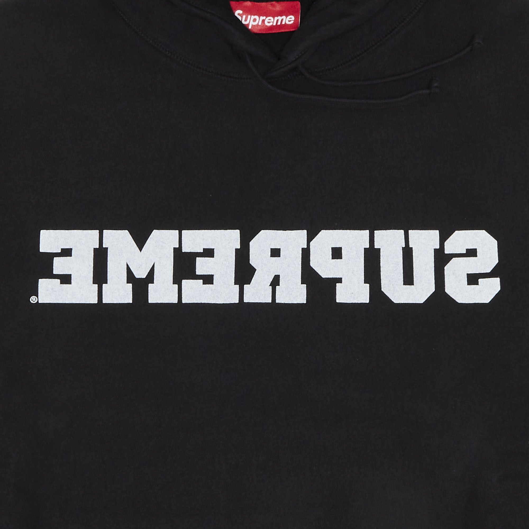 Buy Supreme Reverse Hooded Sweatshirt 'Black' - SS25SW61