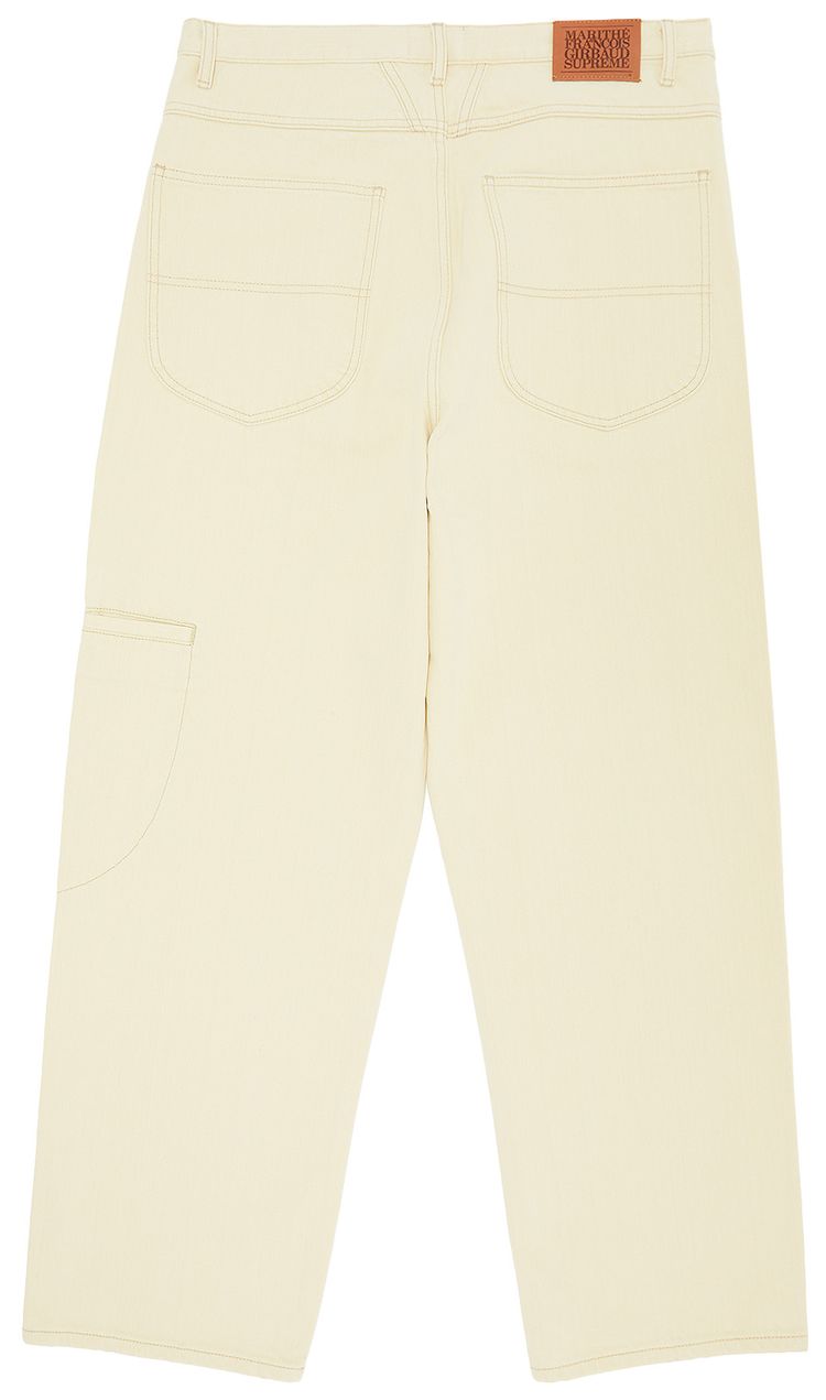 Supreme x Martithe  Francois Girbaud X Seam Baggy Jean Pale Yellow