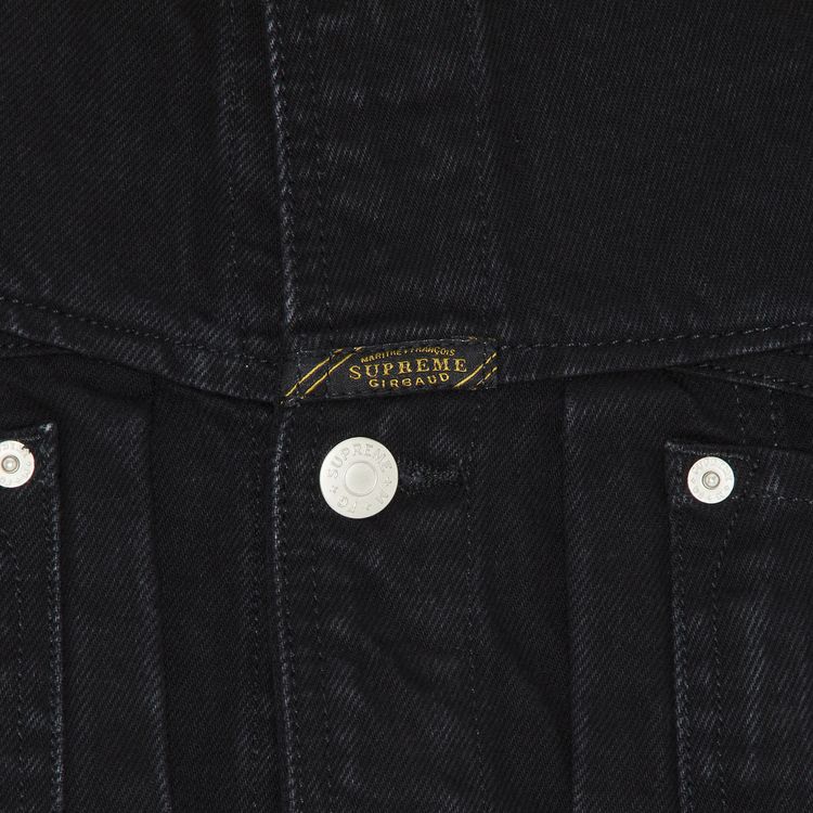 Supreme x Martithe  Francois Girbaud X Seam Denim Trucker Jacket Black