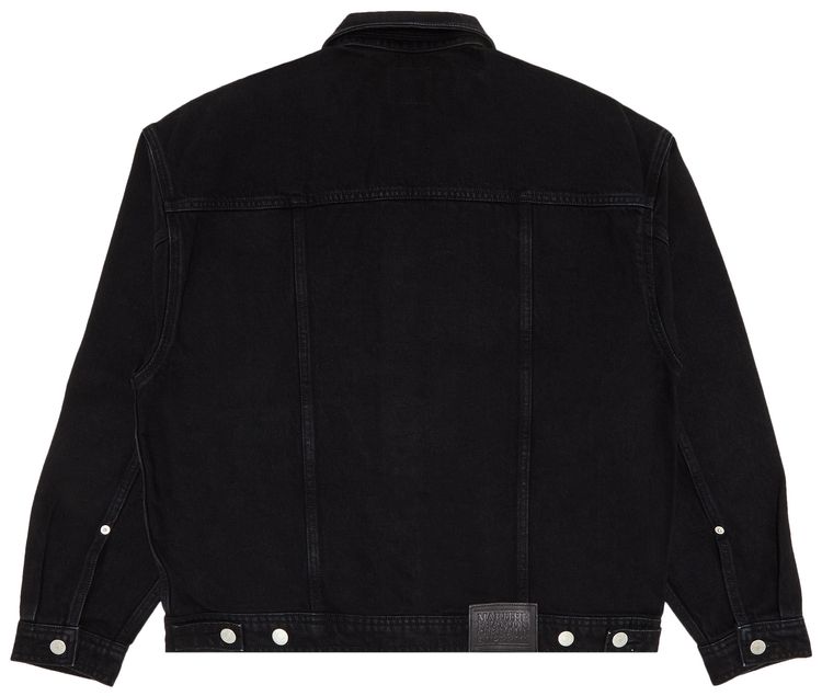 Supreme x Martithe  Francois Girbaud X Seam Denim Trucker Jacket Black