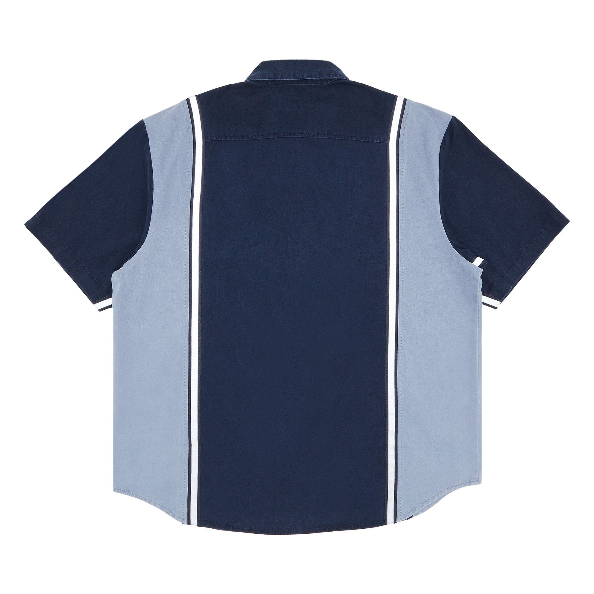 Buy Supreme Reflective Stripe Short-Sleeve Work Shirt 'Navy