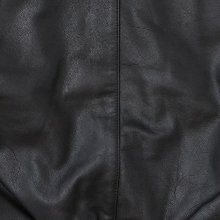 Supreme x Martithe  Francois Girbaud Hooded Leather Flight Bomber Jacket Black