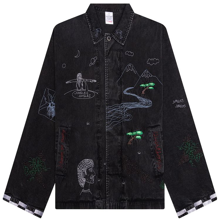 Jungles Questions Jacket Black