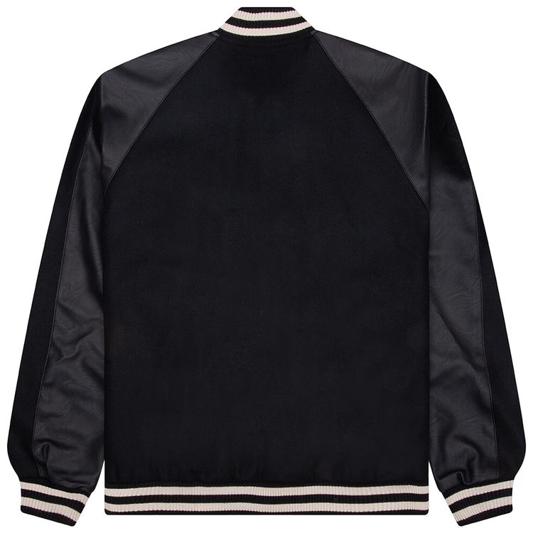 Represent Clo Raglan Varsity Jacket Black