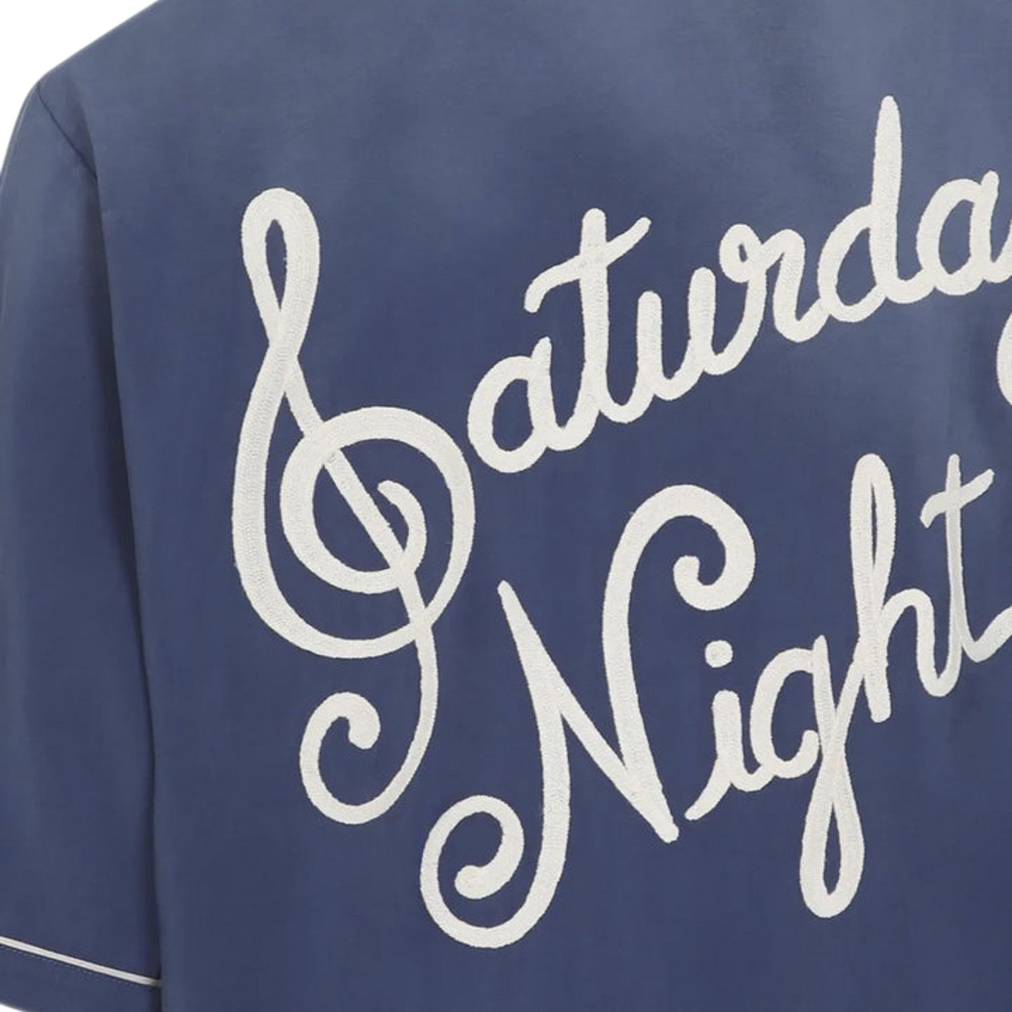 AMIRI SATURDAY NIGHT CAMP SHIRT ブルー XL Amiri Saturday Night 