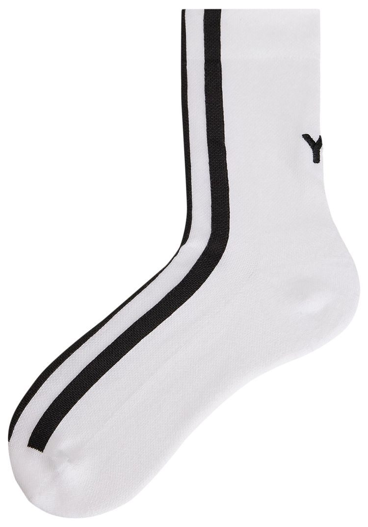 Y 3 Stripe Socks White