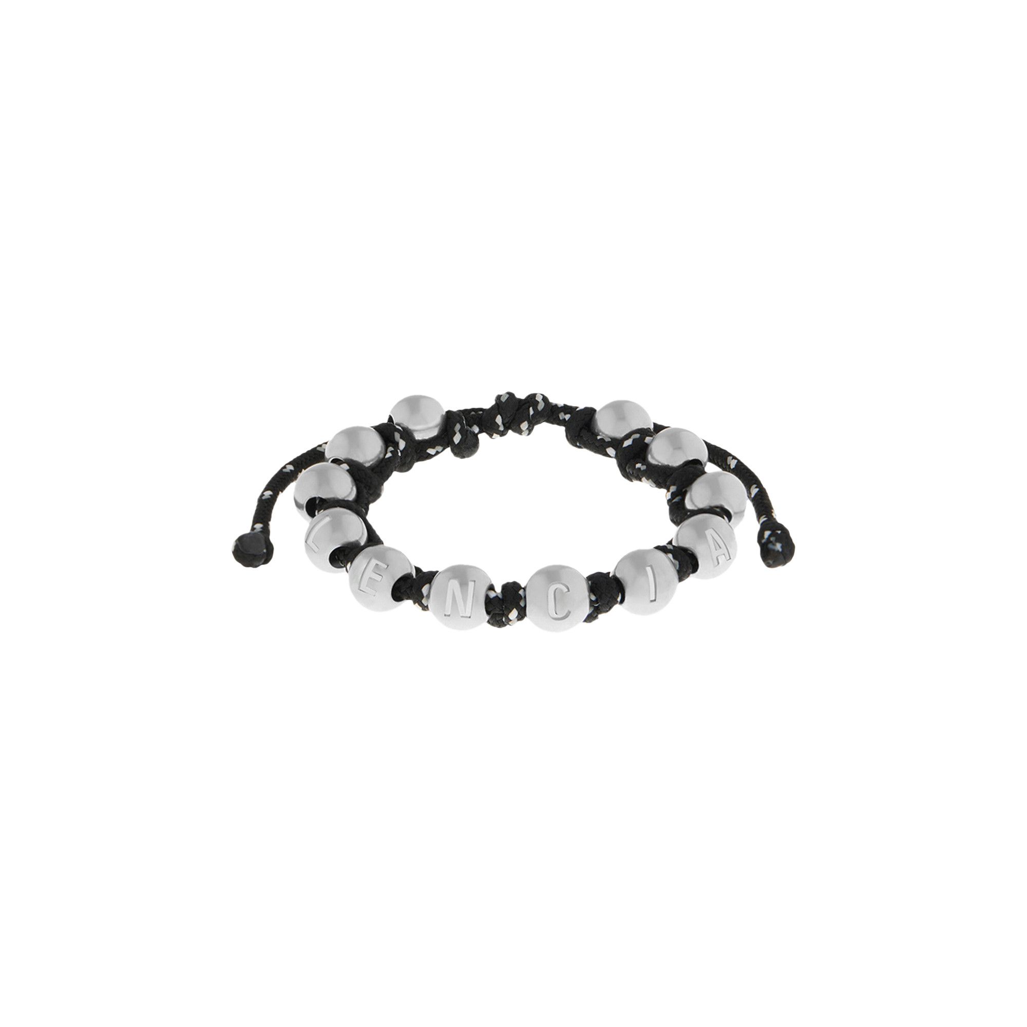 Buy Balenciaga Malibu Ball Bracelet 'Silver/Black' - 809787 TZ7VS