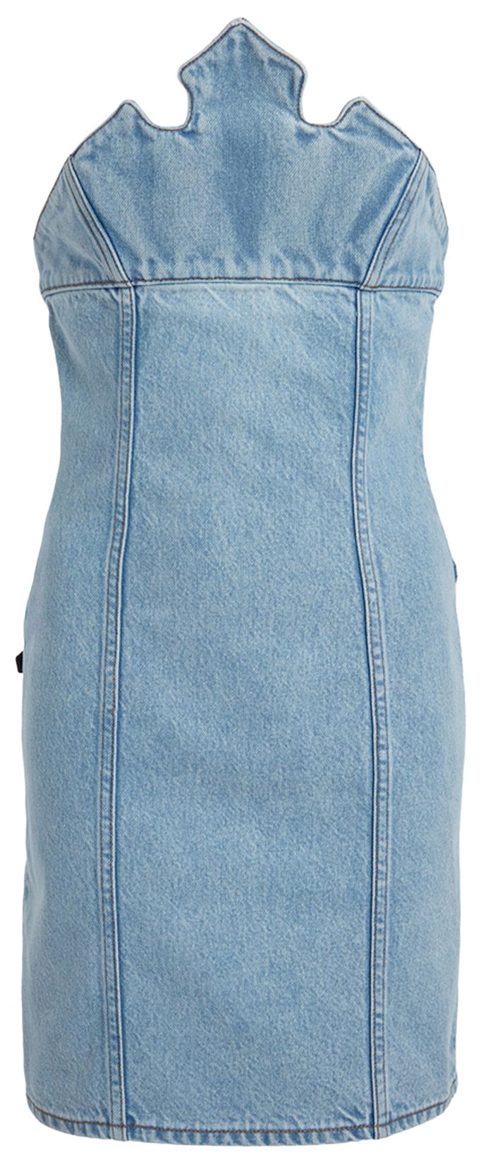 Coperni x Disney Crown Denim Dress Blue