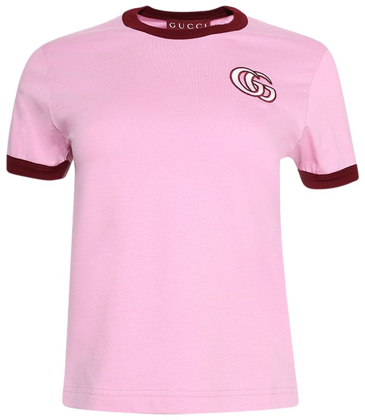 Gucci Jersey T Shirt Pink