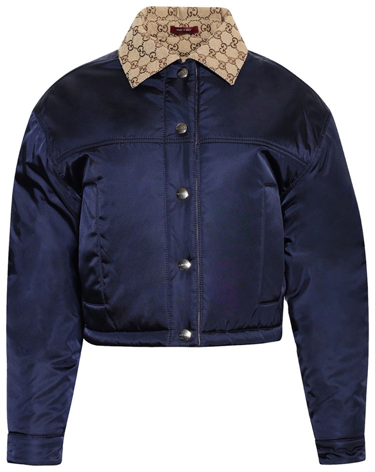 Gucci Reversible Gabardine Nylon Jacket Royal