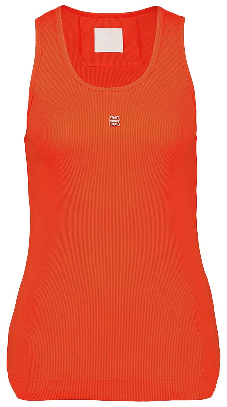 Givenchy Slim Fit Tank Top Orange