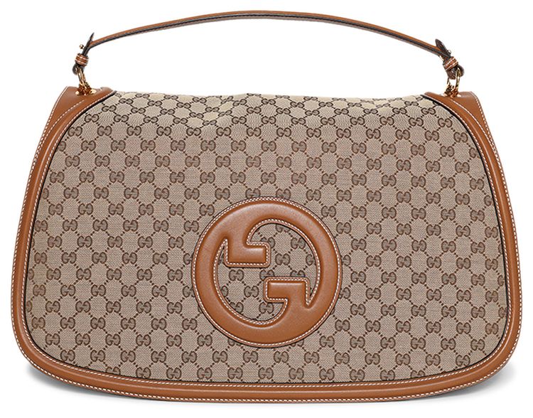 Gucci Blondie Maxi Top Handle Bag Beige