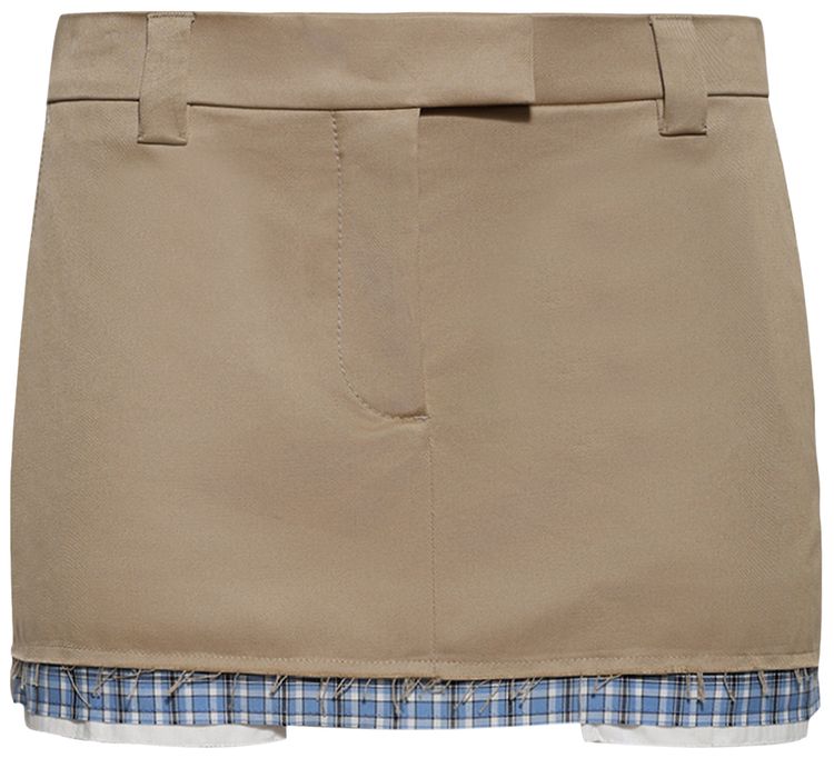 Miu Miu Chino Mini Skirt Cord