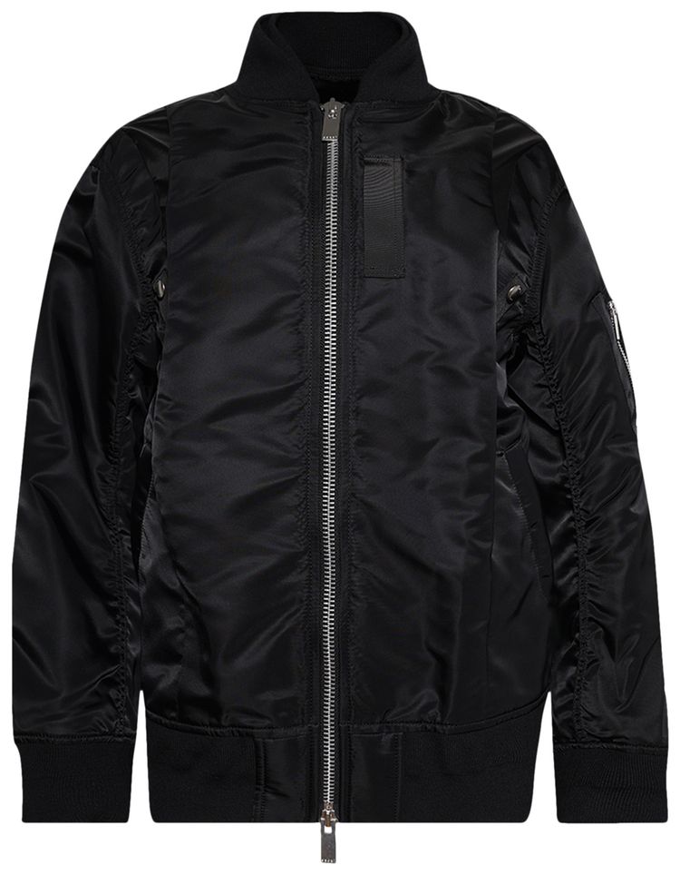Sacai Nylon Twill Blouson Black