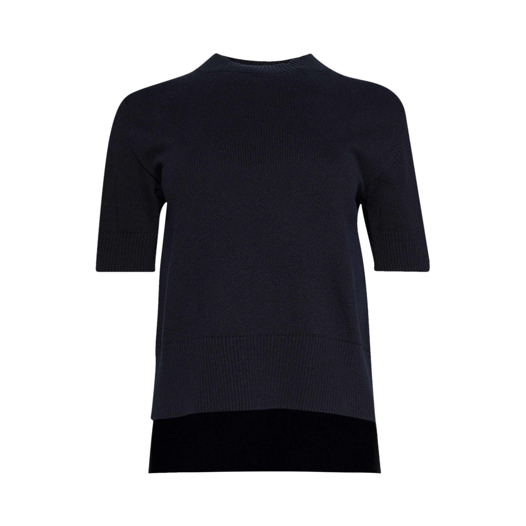 Buy Sacai Poplin Knit Pullover 'Navy Blue Stripe' - 25 07849 239