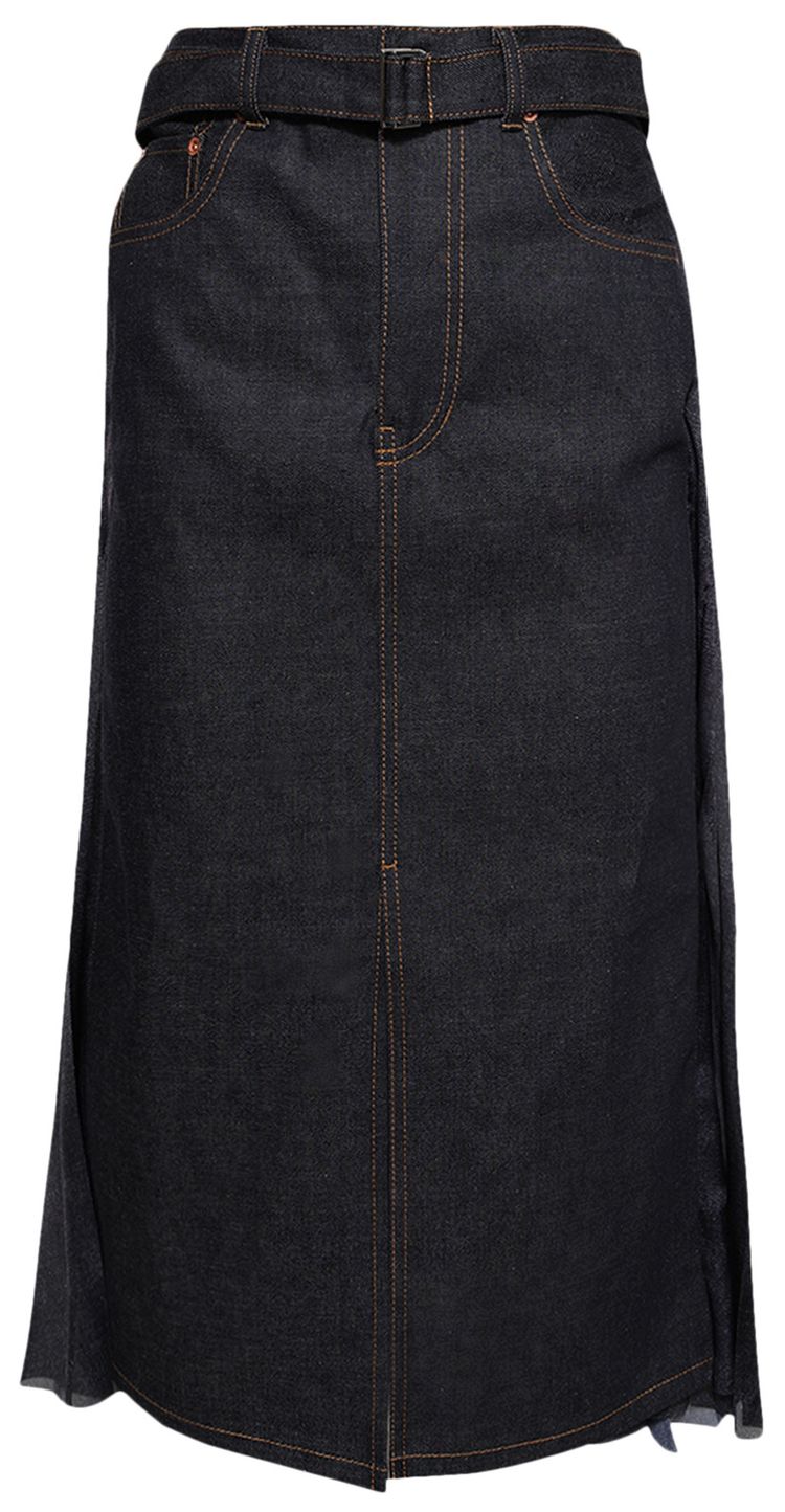 Sacai Denim Skirt Indigo