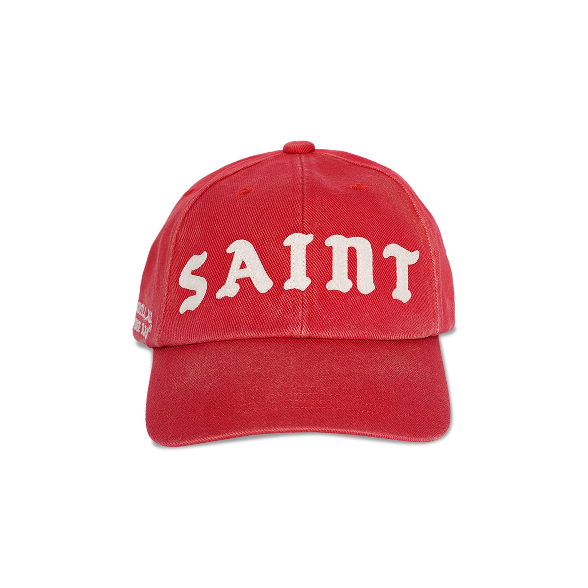 Buy SAINT Mxxxxxx Saint 6 Panel Cap 'Red' - SM HR8 0000 081 | GOAT NL