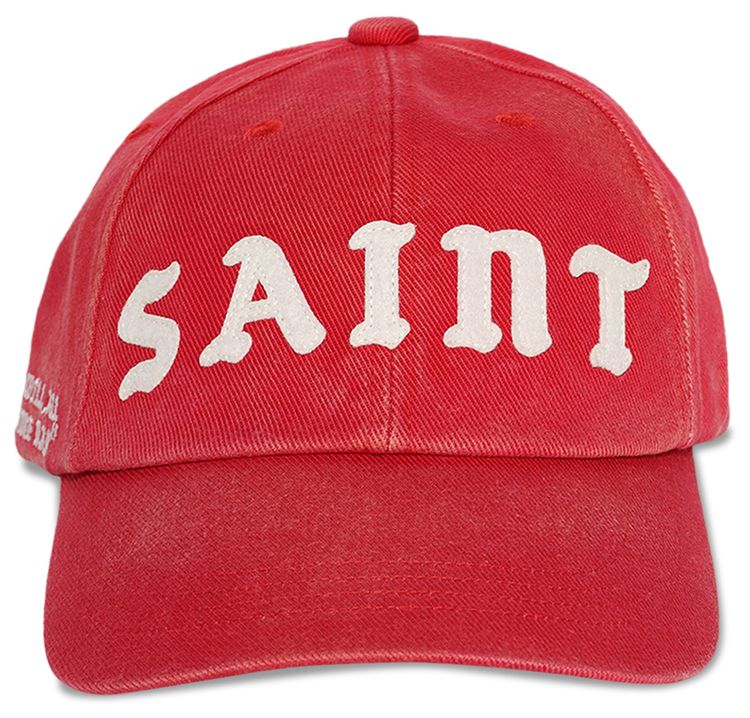 SAINT Mxxxxxx Saint 6 Panel Cap Red