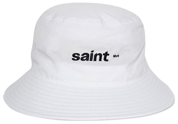 SAINT Mxxxxxx Saint Bucket Hat White