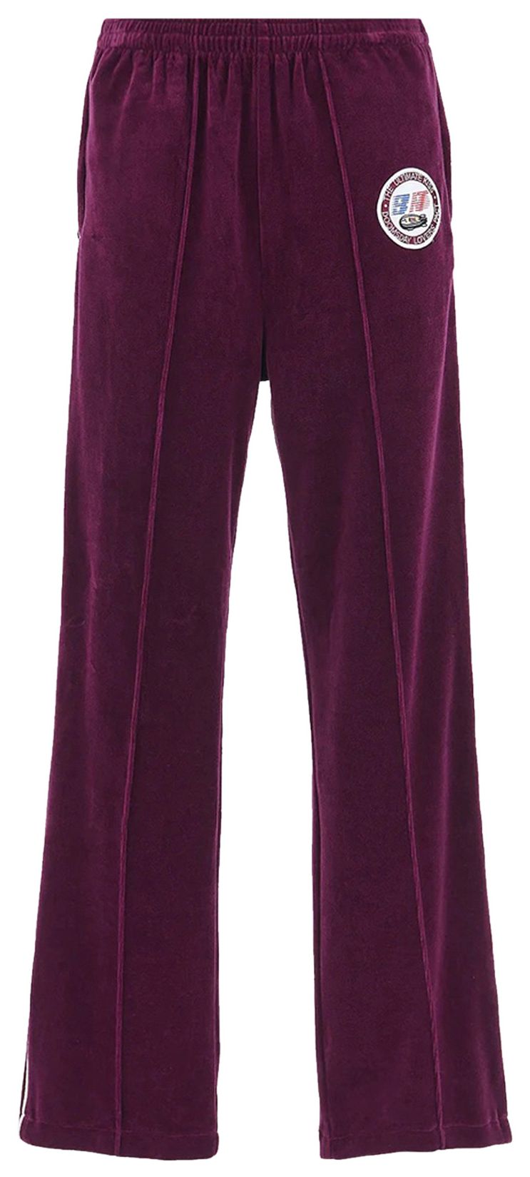 SAINT Mxxxxxx Velour Track Pants Burgundy