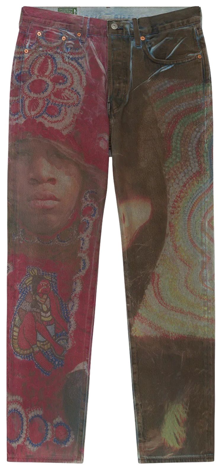 Denim Tears x Levis Denim Tears Big Chief Demond 568 Denim Jeans Multicolor