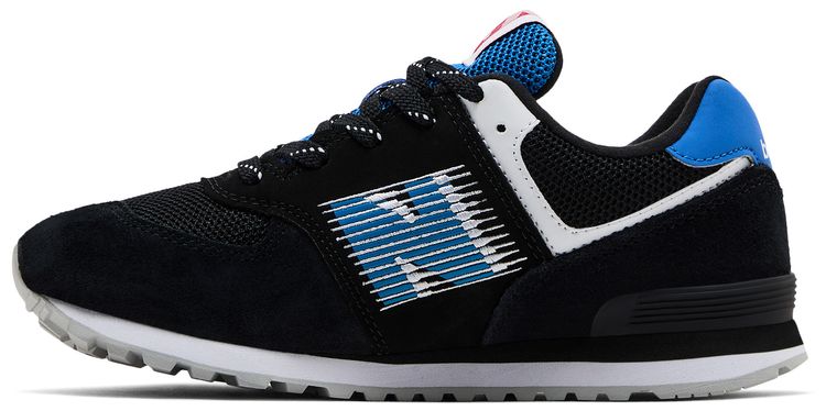 New Balance 574 Big Kid Speed Black Cobalt